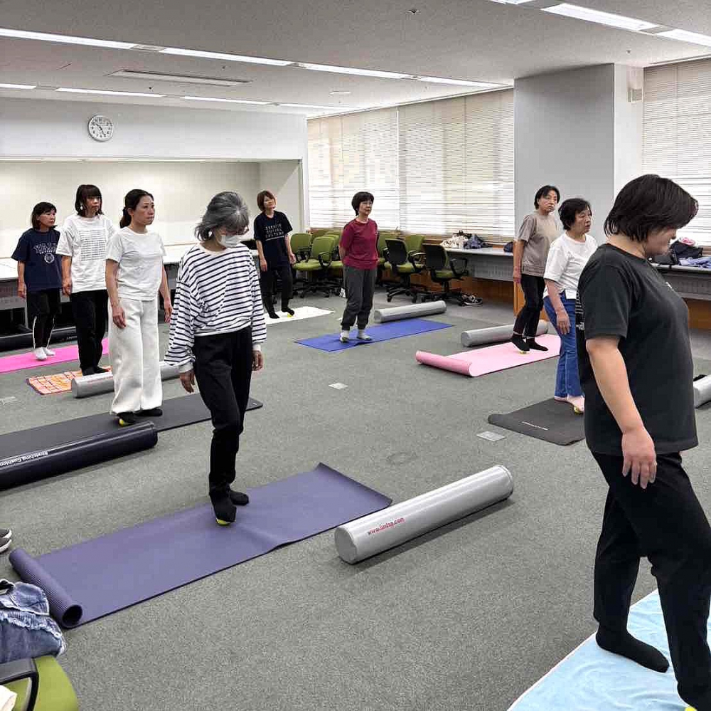 《葦高&粒江&帯江コープ委員会》　　ピラティスでリフレッシュ
【倉敷エリア葦高コープ委員会】