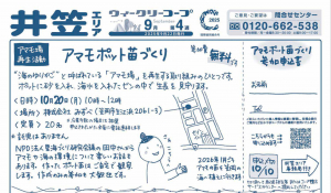 アマモポット苗づくり