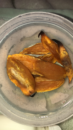 干し芋、の、焼き芋