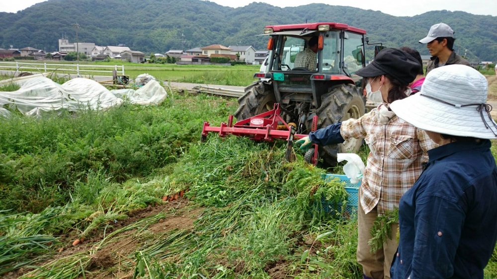 産地交流　吉備路オーガニックワーク
【岡山西エリア足守北コープ委員会】