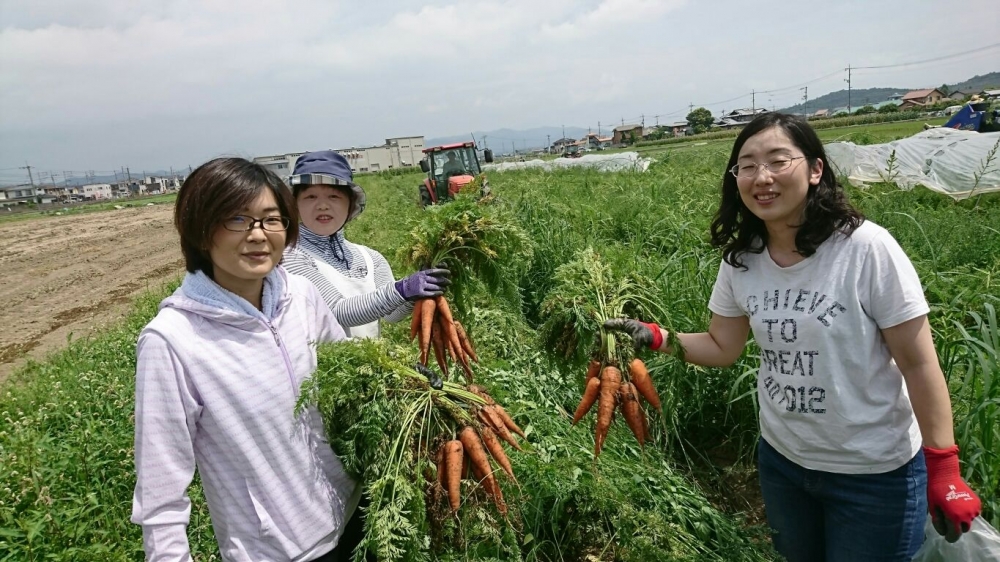 産地交流　吉備路オーガニックワーク
【岡山西エリア足守北コープ委員会】