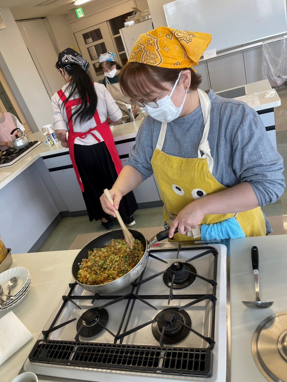 商品セミナー&つどい　とうふでキーマカレーを作ろう
【岡山西エリア伊島コープ委員会】