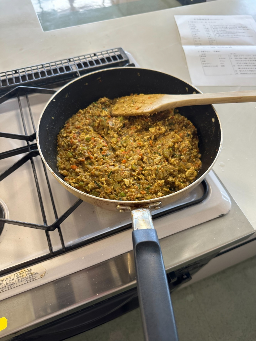 商品セミナー&つどい　とうふでキーマカレーを作ろう
【岡山西エリア伊島コープ委員会】