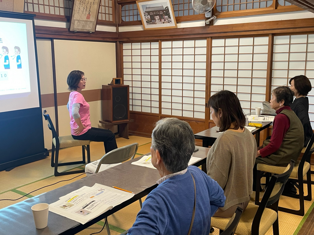 良い眠りで認知症予防
【岡山西エリア野谷コープ委員会】