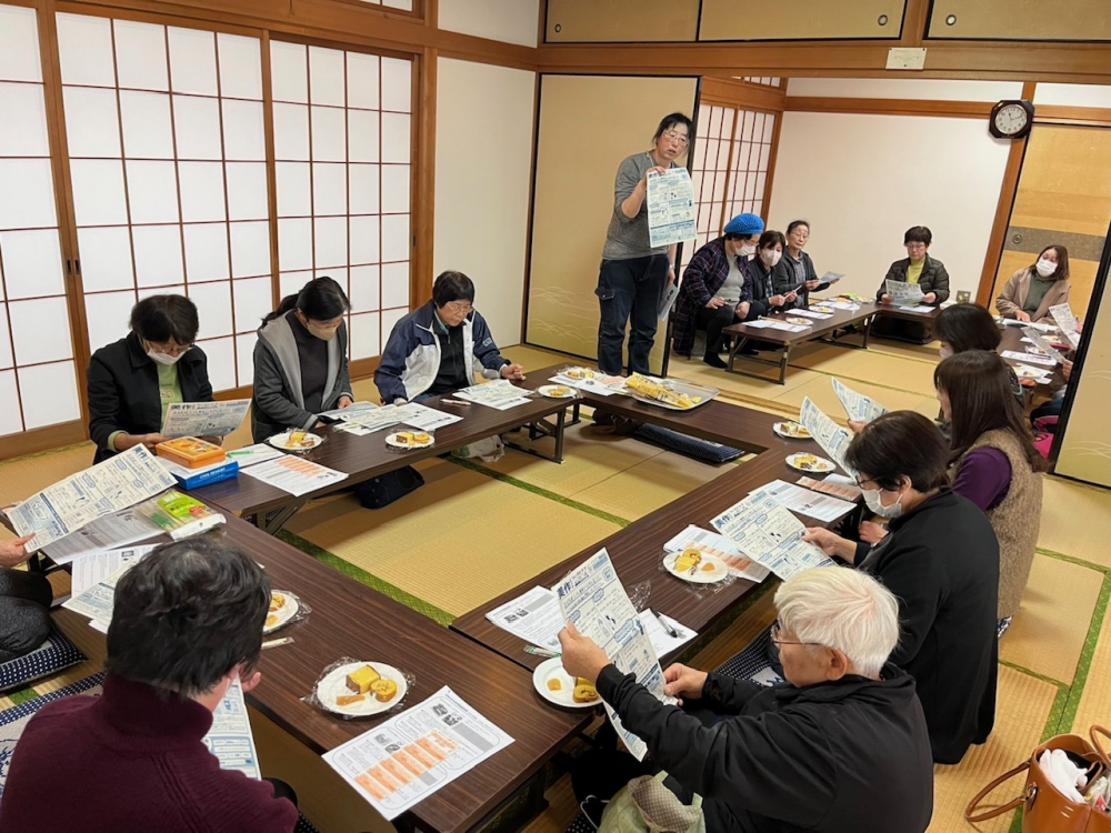 お正月の花の寄せ植えを楽しもう
【美作エリア久米北コープ委員会】