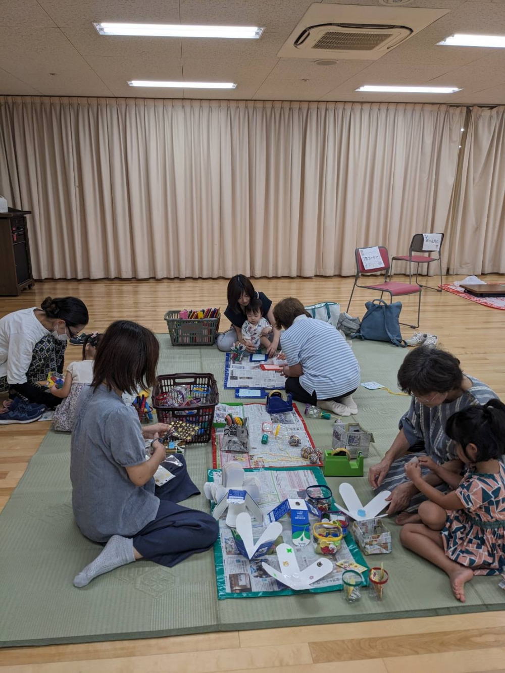 おまつりごっこ
【岡山東エリアマミパピ委員会】