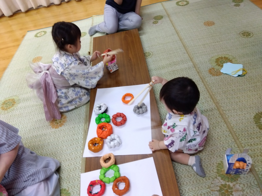おまつりごっこ
【岡山東エリアマミパピ委員会】