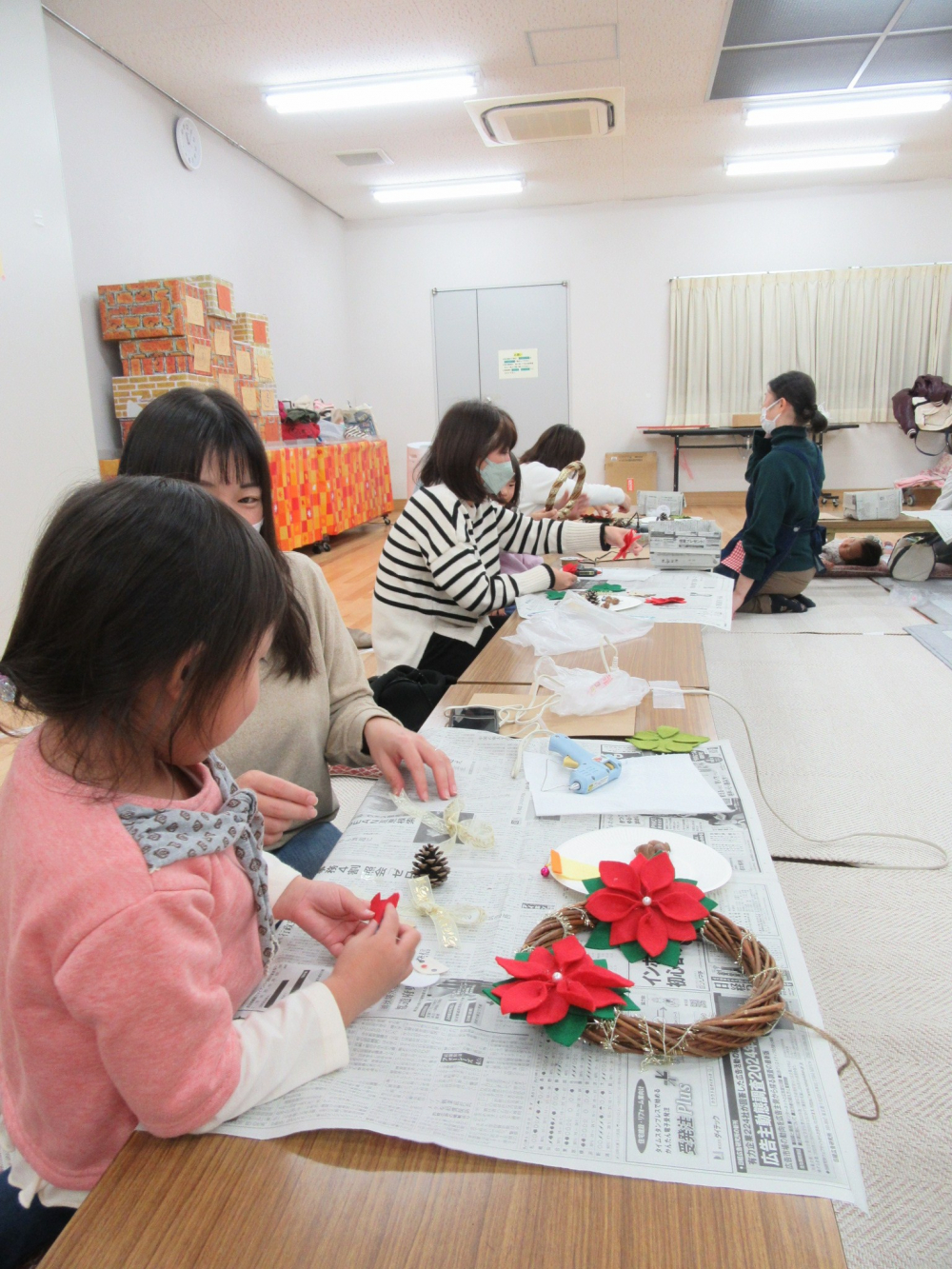 親子でクリスマスリースを作って楽しんじゃおう
【倉敷エリア子育て応援PJ】