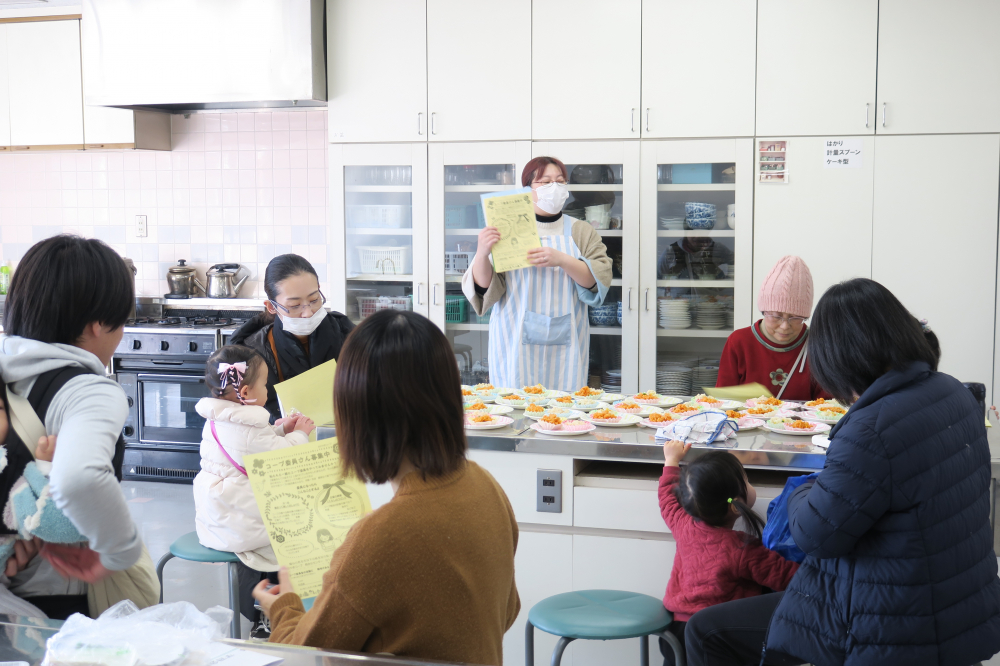 親子でお手軽レンチンメニューを試食しよう
【岡山東エリアマミパピ委員会】