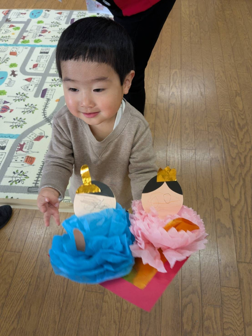 予約制子育てひろば　ひなまつりを楽しもう‼
【岡山西エリア子育て応援PJ】