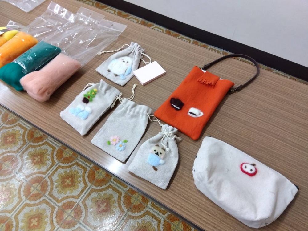 ちくちく羊毛フェルトで刺しゅうをしよう♡
【備北エリアいき★いきPJ】