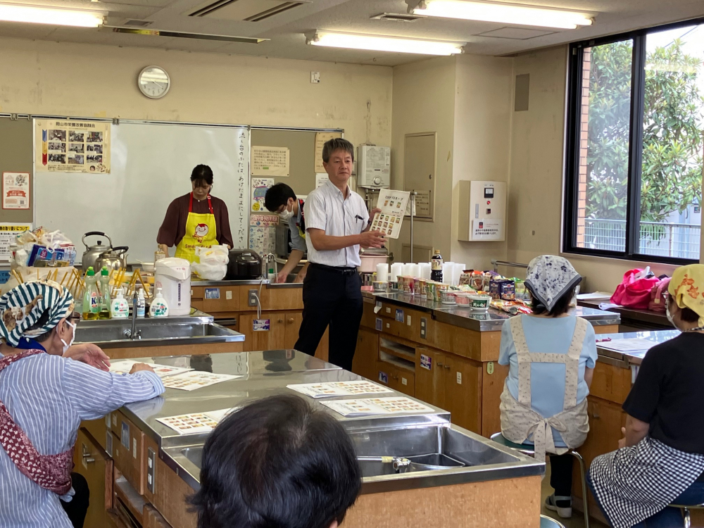 コープ商品のこだわりと美味しさの秘密を学ぼう
【岡山西エリア三門コープ委員会】