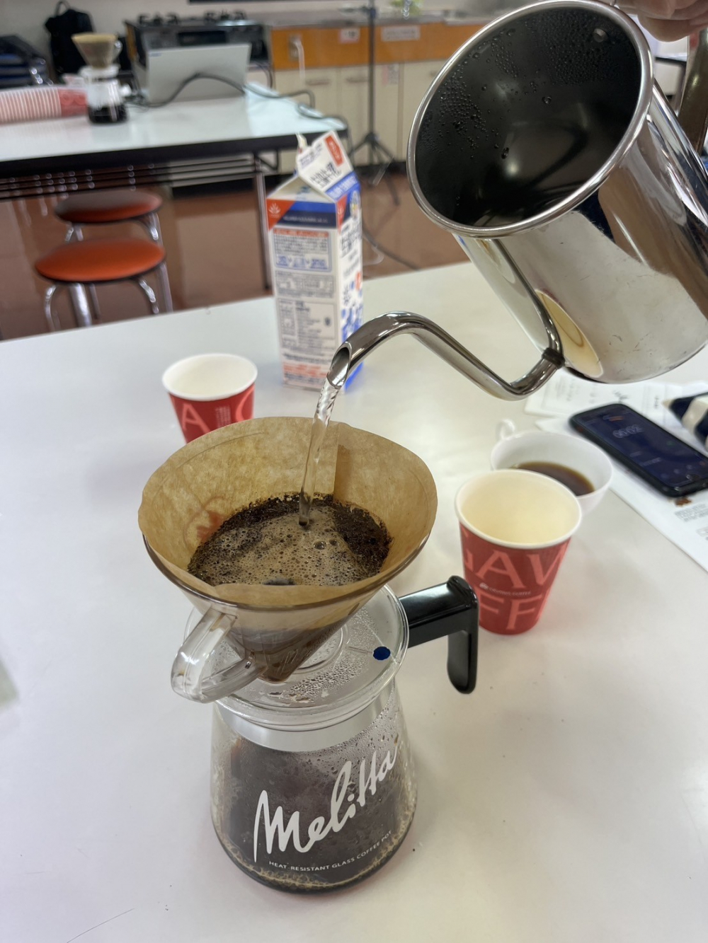 お家で簡単にできる　美味しいコーヒーの淹れ方を知ろう
【井笠エリア笠岡中央コープ委員会】