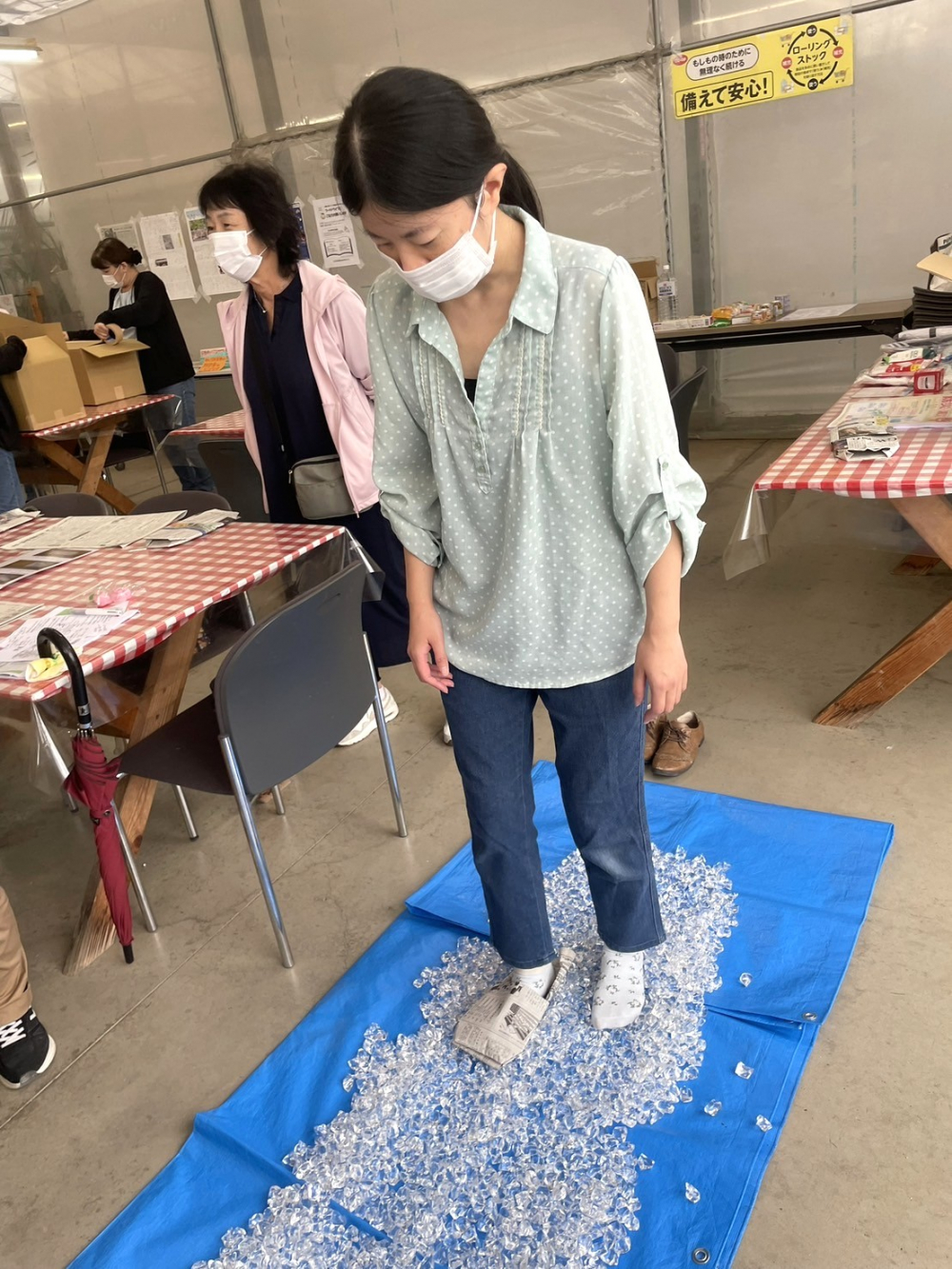 ほのぼのカフェ　-こくみん共済coop岡山推進本部の防災士さんから、防災・減殺への対応について学びます-
【備北エリアパワーアップPJ】