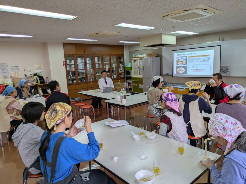 株式会社キンレイ　おいしい長崎風ちゃんぽんができるまで
【井笠エリア笠岡中央コープ委員会】