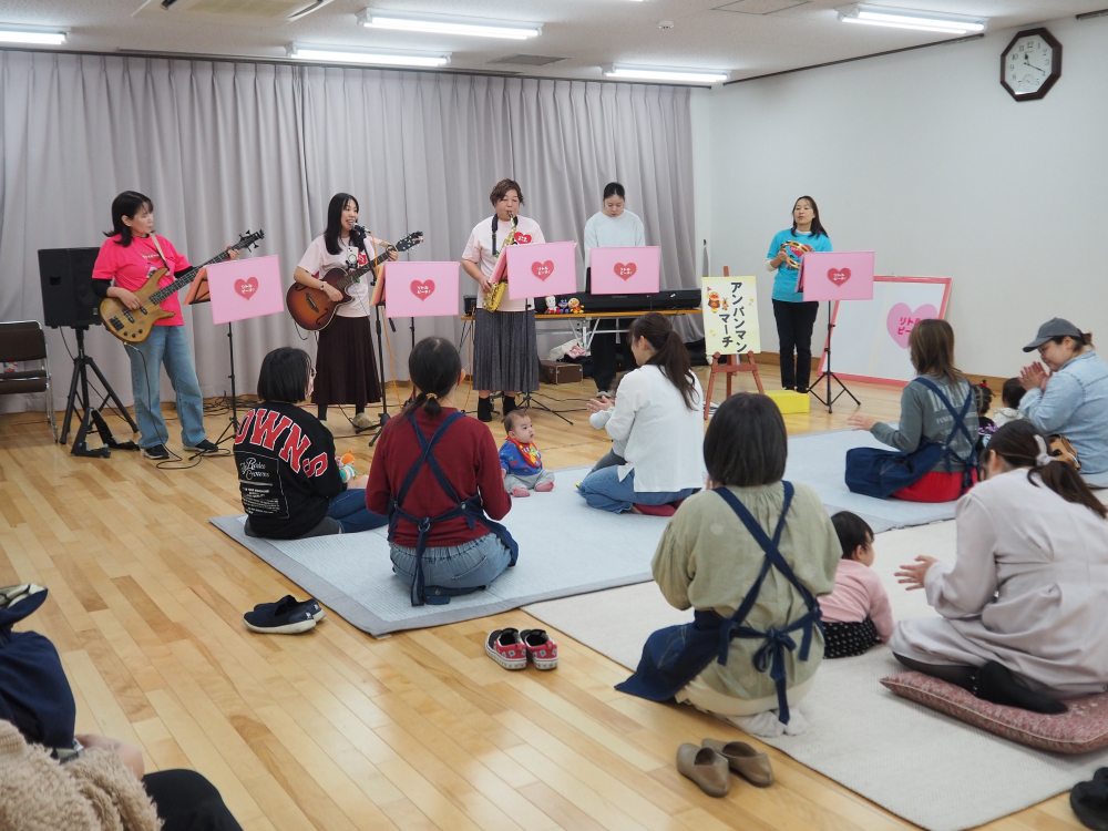 みんな　あつまれ～　プチ運動会
【倉敷エリア子育て応援PJ】