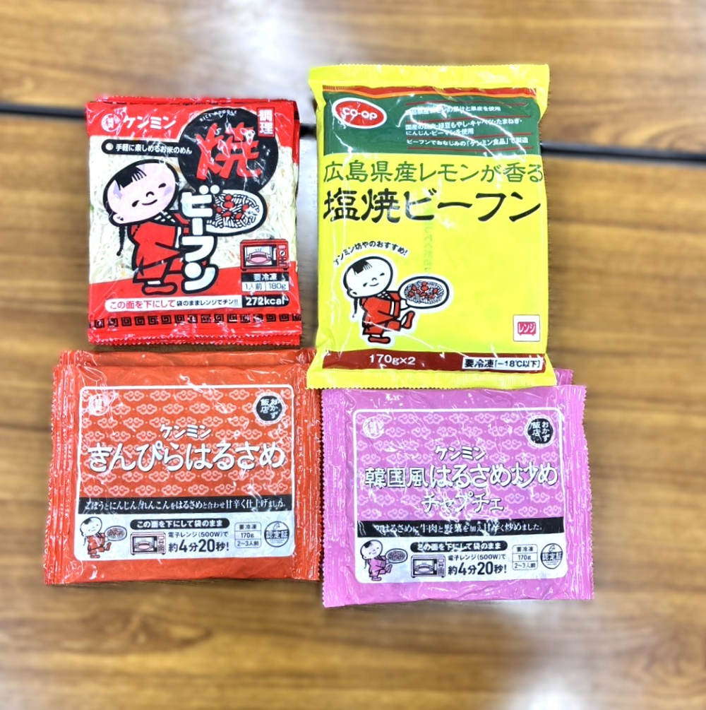 『ケンミン食品商品セミナー!』～ビーフンいっしょに食べてみよう。～
【井笠エリア里庄コープ委員会】